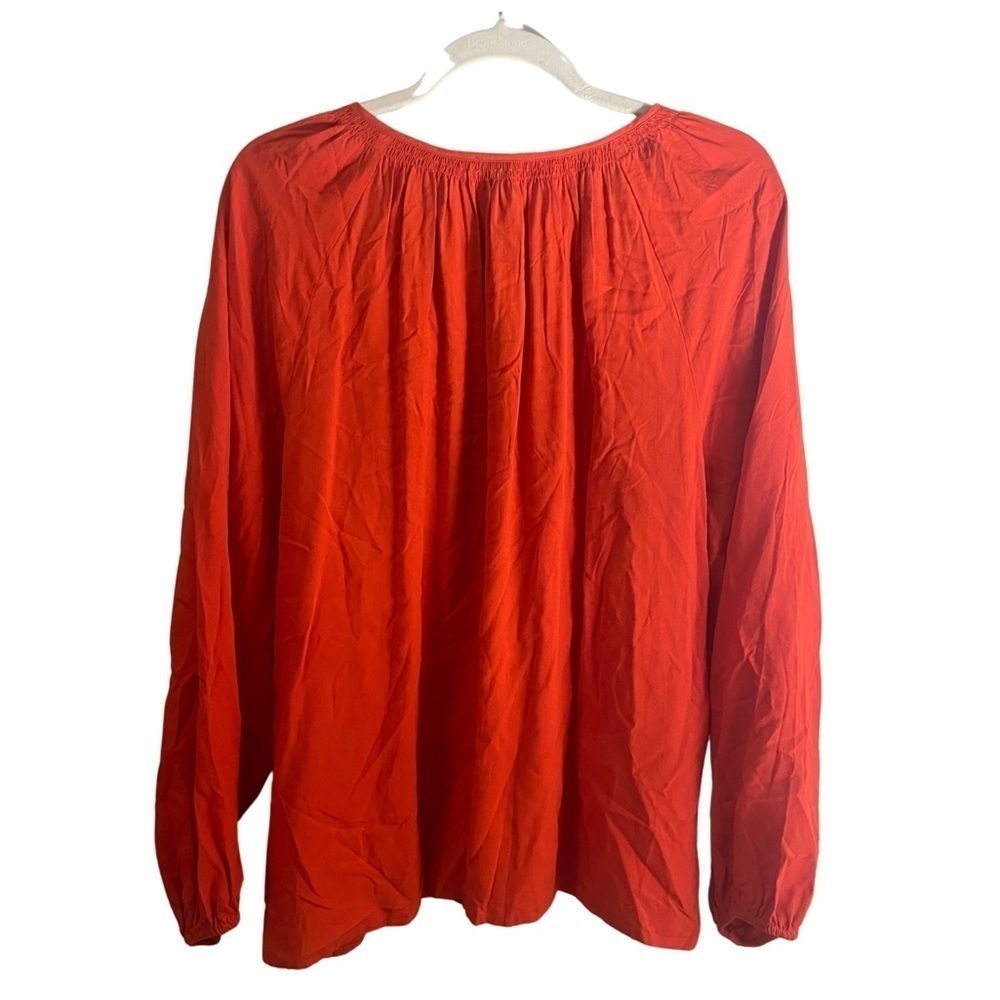 𝅺loft Outlet Women’s Long Sleeve Blouse Size Large - Picture 2 of 6